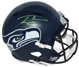 RUSSELL WILSON AUTOGRAPHED SEATTLE SEAHAWKS FULL SIZE SPEED HELMET RW HOLO
