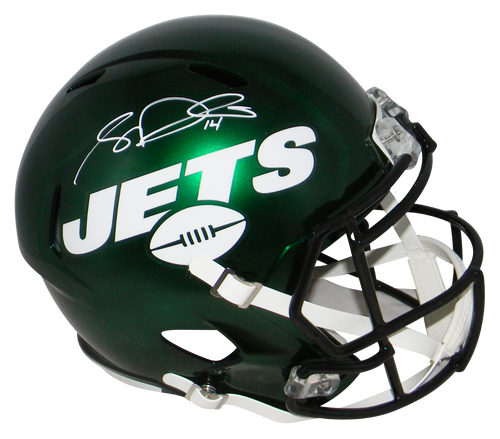 SAM DARNOLD AUTOGRAPHED SIGNED NEW YORK JETS 2019 FULL SIZE SPEED HELMET BECKETT