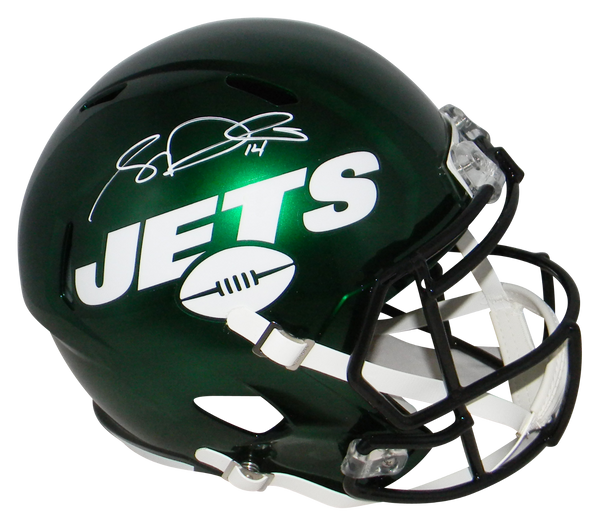SAM DARNOLD AUTOGRAPHED SIGNED NEW YORK JETS 2019 FULL SIZE SPEED HELMET BECKETT