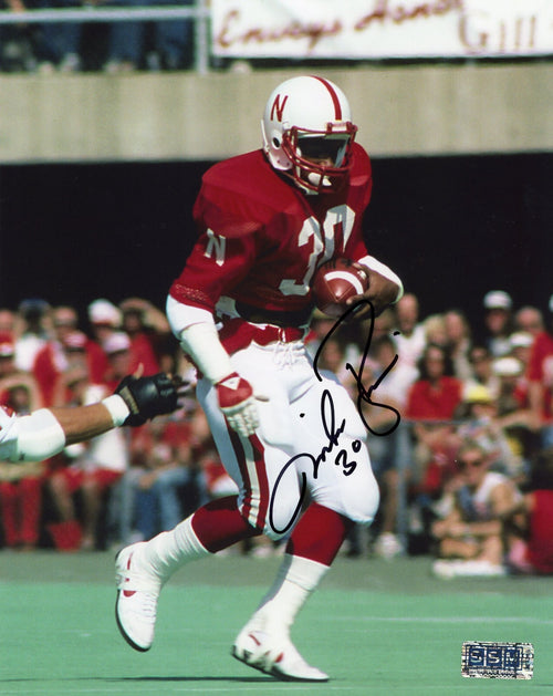 MIKE ROZIER AUTOGRAPHED SIGNED NEBRASKA CORNHUSKERS 8x10 PHOTO COA