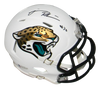 JAMES ROBINSON SIGNED JACKSONVILLE JAGUARS WHITE SPEED MINI HELMET BECKETT
