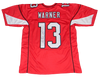 KURT WARNER AUTOGRAPHED SIGNED ARIZONA CARDINALS #13 RED JERSEY JSA