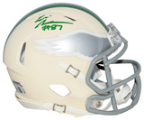ELI STOWERS SIGNED PHILADELPHIA EAGLES RETRO SPEED MINI HELMET BECKETT