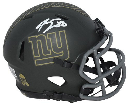 JEREMY SHOCKEY SIGNED NEW YORK GIANTS SALUTE TO SERVICE 4 MINI HELMET BECKETT