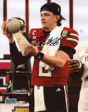 BEHREN MORTON AUTOGRAPHED TEXAS TECH RED RAIDERS 8x10 PHOTO COA