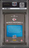 PATRICK MAHOMES SIGNED 2017 PANINI DONRUSS RATED ROOKIE #327 RC PSA 8 AUTO 10