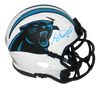 SAM DARNOLD SIGNED CAROLINA PANTHERS LUNAR SPEED MINI HELMET BECKETT