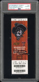 PATRICK MAHOMES SIGNED 2014 TEXAS TECH VS OKLAHOMA STATE NCAA DEBUT TICKET PSA