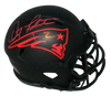 DOUG FLUTIE SIGNED NEW ENGLAND PATRIOTS ECLIPSE SPEED MINI HELMET BECKETT