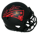 DOUG FLUTIE SIGNED NEW ENGLAND PATRIOTS ECLIPSE SPEED MINI HELMET BECKETT