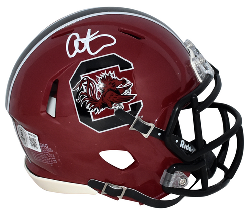 ALSHON JEFFERY AUTOGRAPHED SOUTH CAROLINA GAMECOCKS SPEED MINI HELMET BECKETT