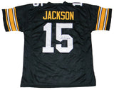 JOSH JACKSON SIGNED AUTOGRAPHED IOWA HAWKEYES #15 BLACK JERSEY JSA