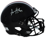 AJ HAWK AUTOGRAPHED OHIO STATE BUCKEYES BLACK FULL SIZE SPEED HELMET BECKETT