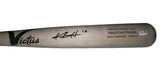 KESTON HIURA SIGNED DODGERS BREWERS VICTUS GAME MODEL BASEBALL BAT JSA