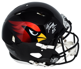 TREY McBRIDE SIGNED ARIZONA CARDINALS BLACK AUTHENTIC SPEED HELMET BECKETT