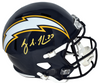 RODNEY HARRISON SIGNED SAN DIEGO CHARGERS FULL SIZE SPEED HELMET BECKETT