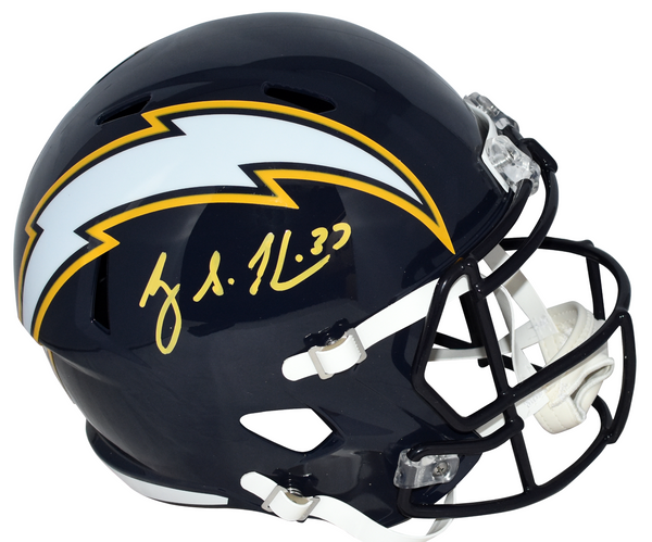 RODNEY HARRISON SIGNED SAN DIEGO CHARGERS FULL SIZE SPEED HELMET BECKETT