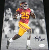 RONALD JONES II AUTOGRAPHED SIGNED USC TROJANS 8x10 SPOTLIGHT PHOTO JSA