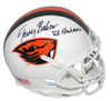 TERRY BAKER AUTOGRAPHED SIGNED OREGON STATE BEAVERS WHITE MINI HELMET JSA