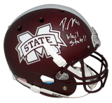 PRESTON SMITH SIGNED MISSISSIPPI STATE BULLDOGS FULL SIZE HELMET BECKETT
