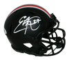 EDDIE GEORGE SIGNED OHIO STATE BUCKEYES ECLIPSE SPEED MINI HELMET BECKETT