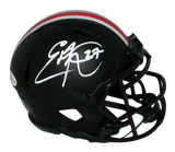 EDDIE GEORGE SIGNED OHIO STATE BUCKEYES ECLIPSE SPEED MINI HELMET BECKETT