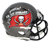 RONALD JONES II SIGNED TAMPA BAY BUCCANEERS SPEED MINI HELMET W/ SB LV CHAMPS