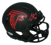 AJ TERRELL AUTOGRAPHED ATLANTA FALCONS ECLIPSE SPEED MINI HELMET BECKETT
