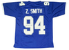 ZA'DARIUS SMITH SIGNED AUTOGRAPHED KENTUCKY WILDCATS #94 BLUE JERSEY BECKETT