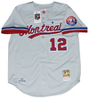 TOM BRADY AUTOGRAPHED MONTREAL EXPOS #12 MITCHELL & NESS JERSEY FANATICS