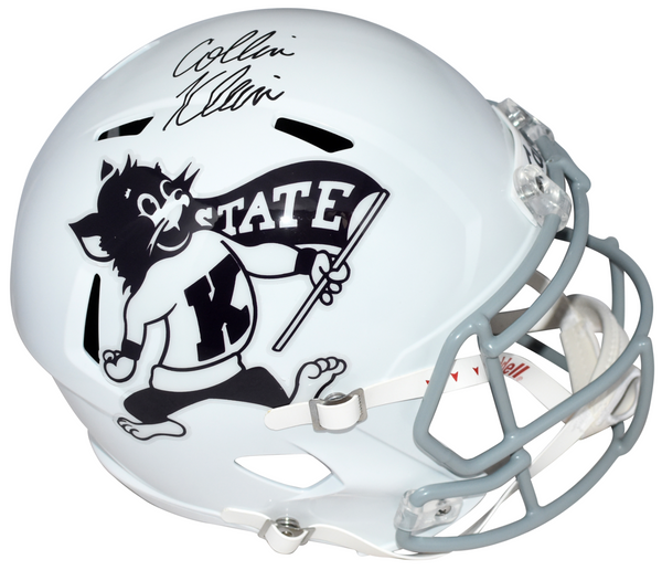 COLLIN KLEIN SIGNED KANSAS STATE WILDCATS WILLIE FULL SIZE SPEED HELMET BECKETT
