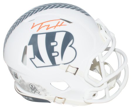 DEVONTA SMITH SIGNED ALABAMA CRIMSON TIDE ECLIPSE MINI HELMET W/ HEISMAN 2020