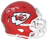 CREED HUMPHREY AUTOGRAPHED KANSAS CITY CHIEFS SPEED MINI HELMET BECKETT