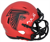 MICHAEL PENIX JR SIGNED ATLANTA FALCONS RAVE SPEED MINI HELMET BECKETT