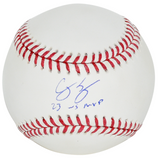 COREY SEAGER SIGNED TEXAS RANGERS OFFICIAL RAWLINGS MLB BASEBALL W/ 23 WS MVP