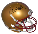 DOUG FLUTIE SIGNED AUTOGRAPHED BOSTON COLLEGE EAGLES FULL SIZE HELMET BECKETT
