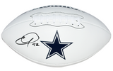 QUINNEN WILLIAMS AUTOGRAPHED DALLAS COWBOYS WHITE LOGO FOOTBALL BECKETT