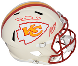 PATRICK MAHOMES KENNETH WALKER SIGNED KANSAS CITY CHIEFS RETRO FULL SIZE HELMET