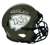 PATRICK MAHOMES SIGNED KANSAS CITY CHIEFS SALUTE TO SERVICE AUTHENTIC HELMET BAS