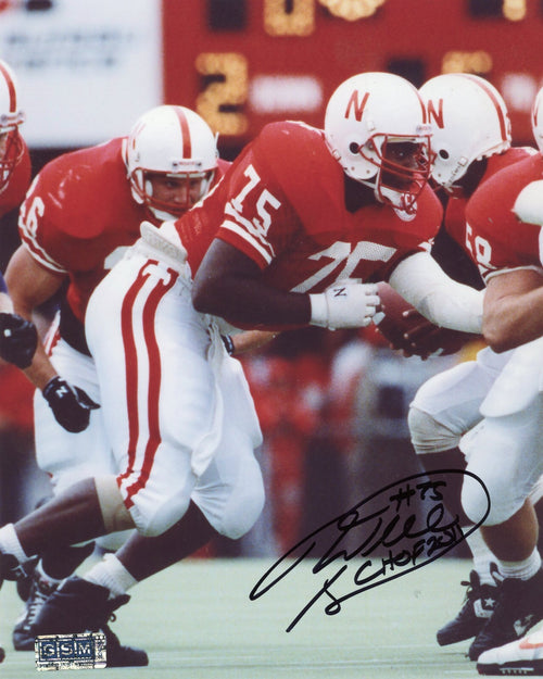 WILL SHIELDS AUTOGRAPHED SIGNED NEBRASKA CORNHUSKERS 8x10 PHOTO COA