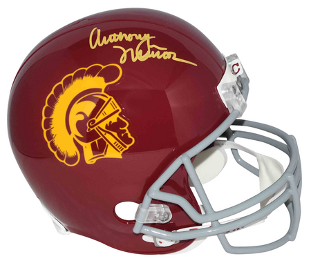 RYAN FITZPATRICK AUTOGRAPHED HARVARD CRIMSON FULL SIZE SPEED HELMET BECKETT