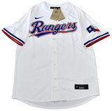 COREY SEAGER SIGNED TEXAS RANGERS #5 WHITE NIKE LIMITED JERSEY W/ 23 WS MVP