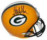 STERLING SHARPE SIGNED AUTOGRAPHED GREEN BAY PACKERS FULL SIZE HELMET BECKETT
