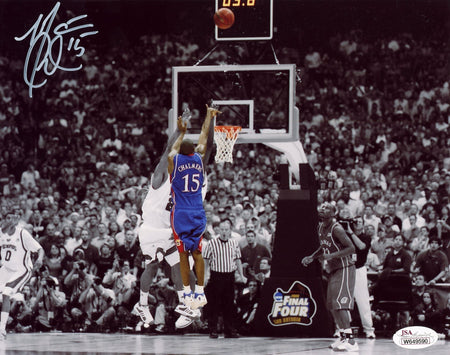 PAUL PIERCE AUTOGRAPHED SIGNED KANSAS JAYHAWKS 8x10 PHOTO JSA