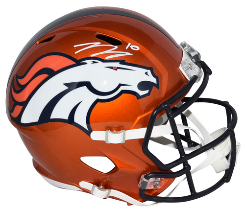 BO NIX AUTOGRAPHED DENVER BRONCOS FLASH FULL SIZE SPEED HELMET BECKETT