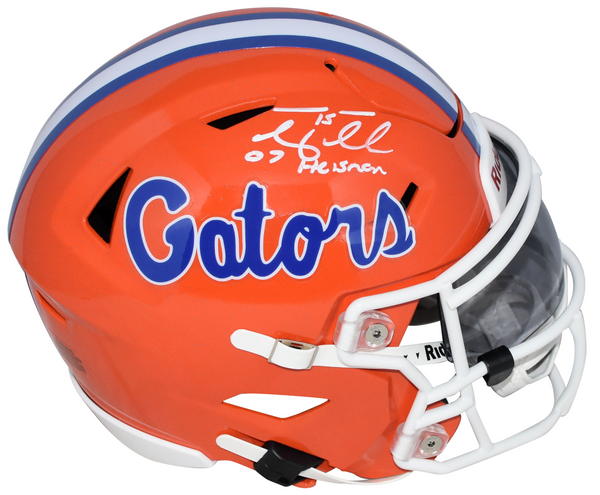 TIM TEBOW AUTOGRAPHED FLORIDA GATORS SPEEDFLEX MIDI HELMET W/ 07 HEISMAN