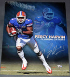 PERCY HARVIN AUTOGRAPHED SIGNED FLORIDA GATORS 16x20 PHOTO FANATICS