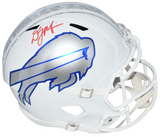 DJ MOORE SIGNED BUFFALO BILLS 2025 RIVALRIES FULL SIZE SPEED HELMET BECKETT