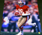 JOE MONTANA AUTOGRAPHED SAN FRANCISCO 49ERS 16x20 PHOTO HOLO