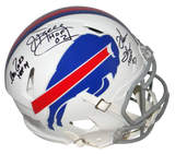 JIM KELLY THURMAN THOMAS ANDRE REED SIGNED BUFFALO BILLS SPEED AUTHENTIC HELMET